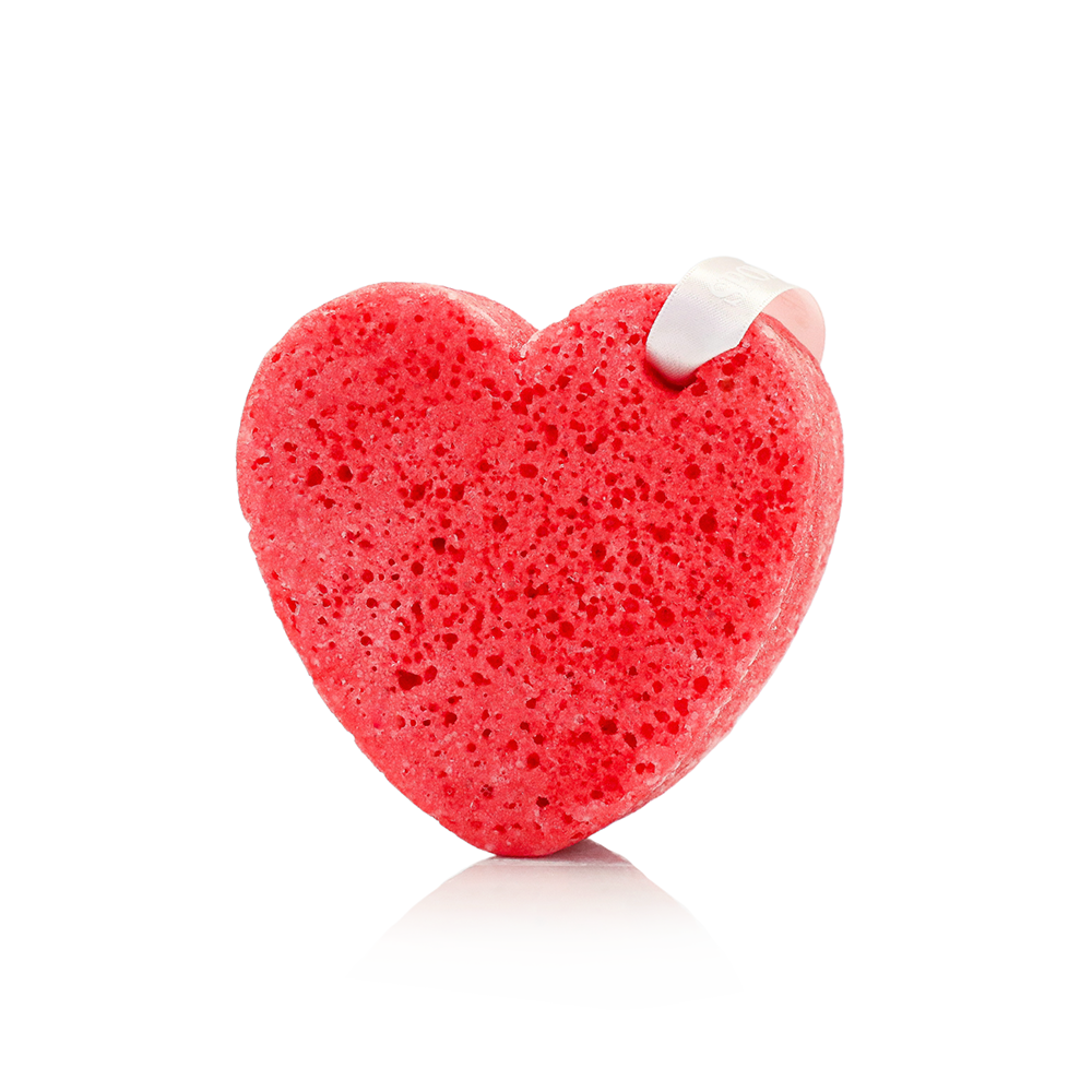 Spongelle Scarlet Blush Heart Buffer | Valentines Day Gifts
