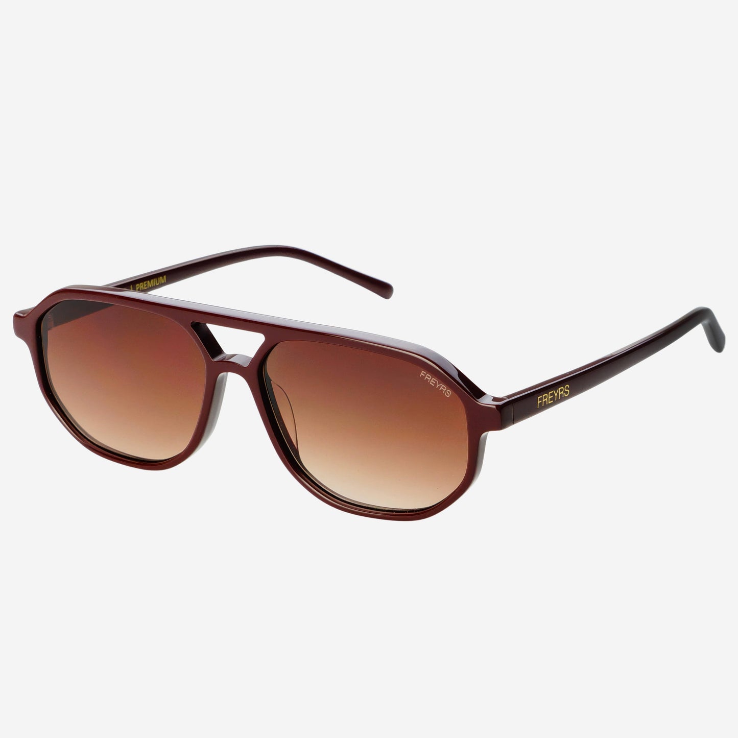 Fenix Acetate Unisex Aviator Sunglasses : Chocolate