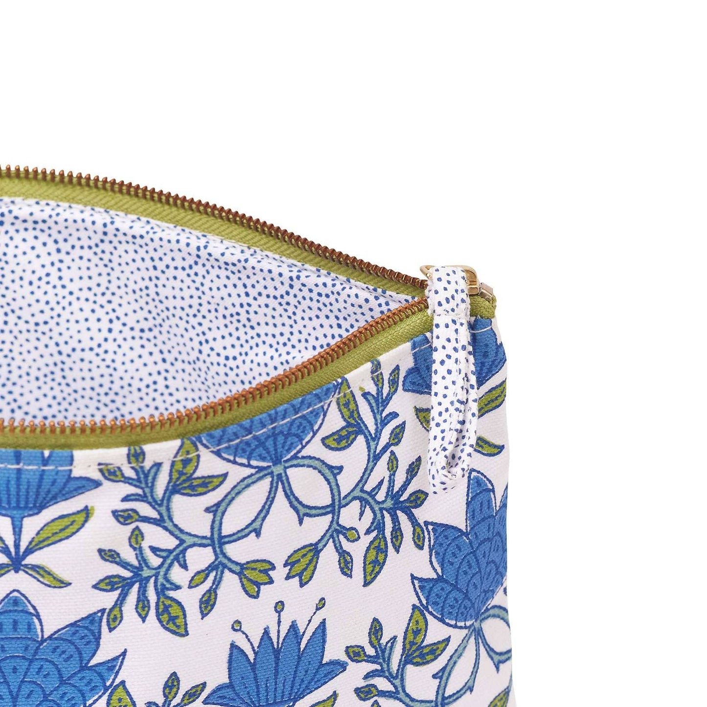 TILLY BLUE GREEN Pouch Large