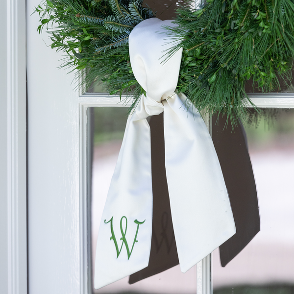 Ivory Wreath Sash: Standard