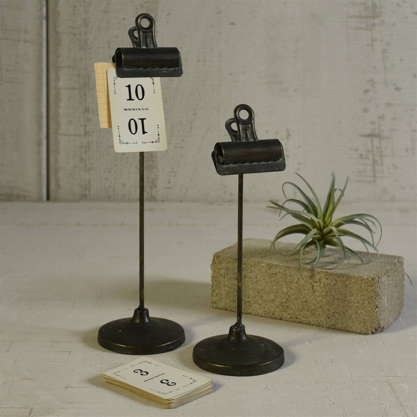 Metal note clips - Lrg -