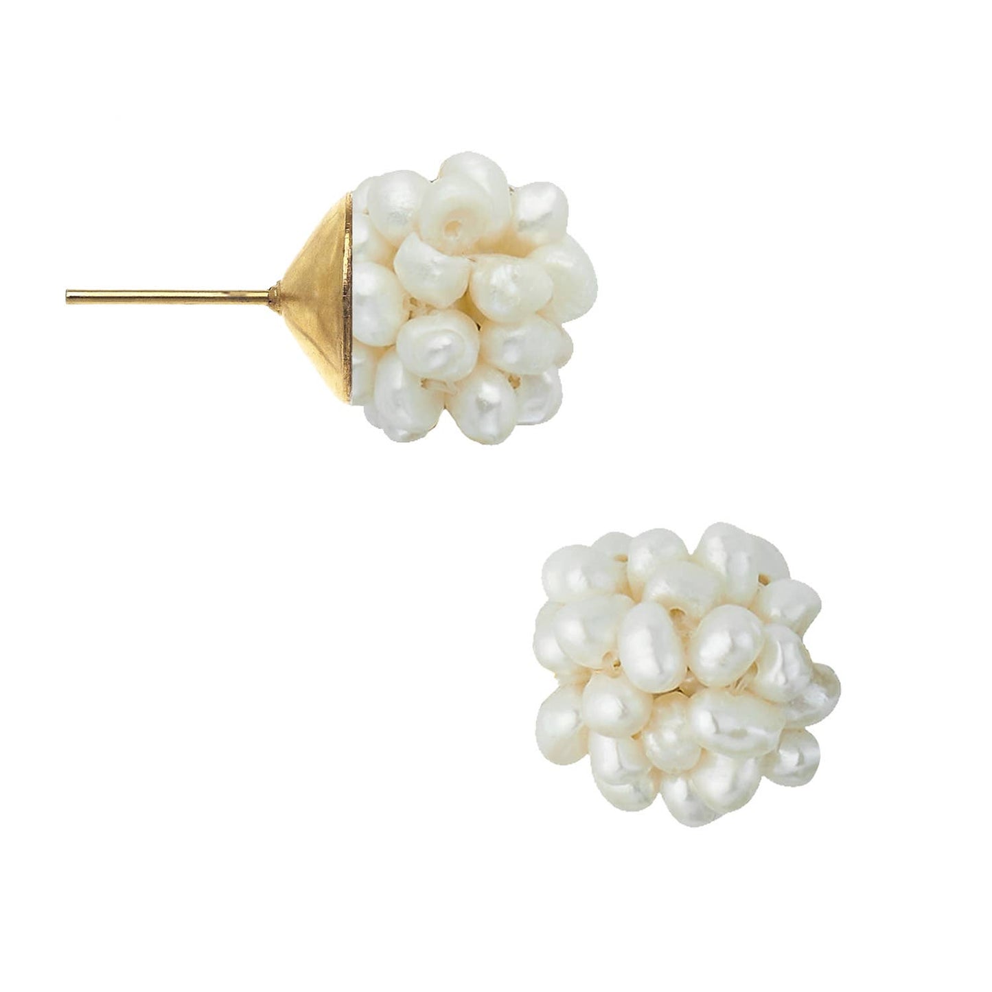 Susan Shaw Pearl Cluster Studs