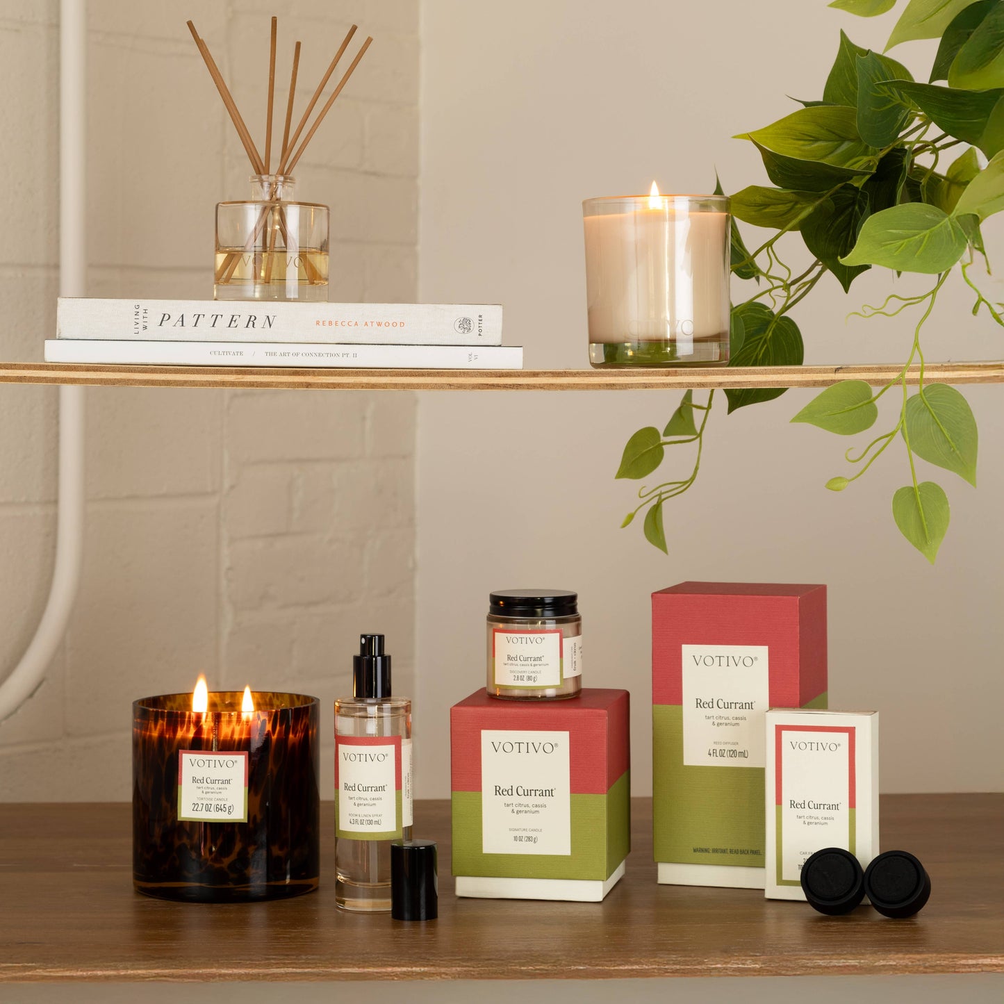 Votivo Red Currant 10 oz. Signature Candle (Best Seller)