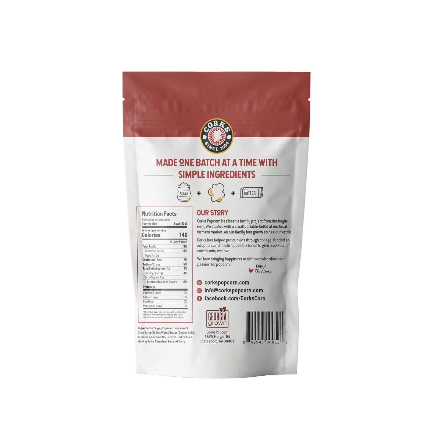 Buttery Caramel Popcorn - 6.0 oz