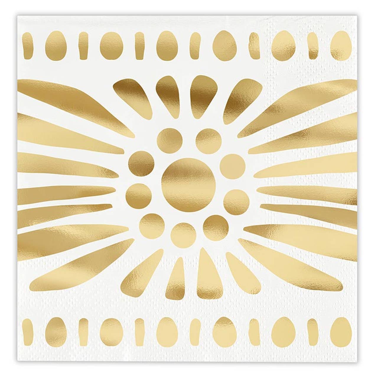 Ceramic Napkin Tray + Napkins - Moroccan Border: Material