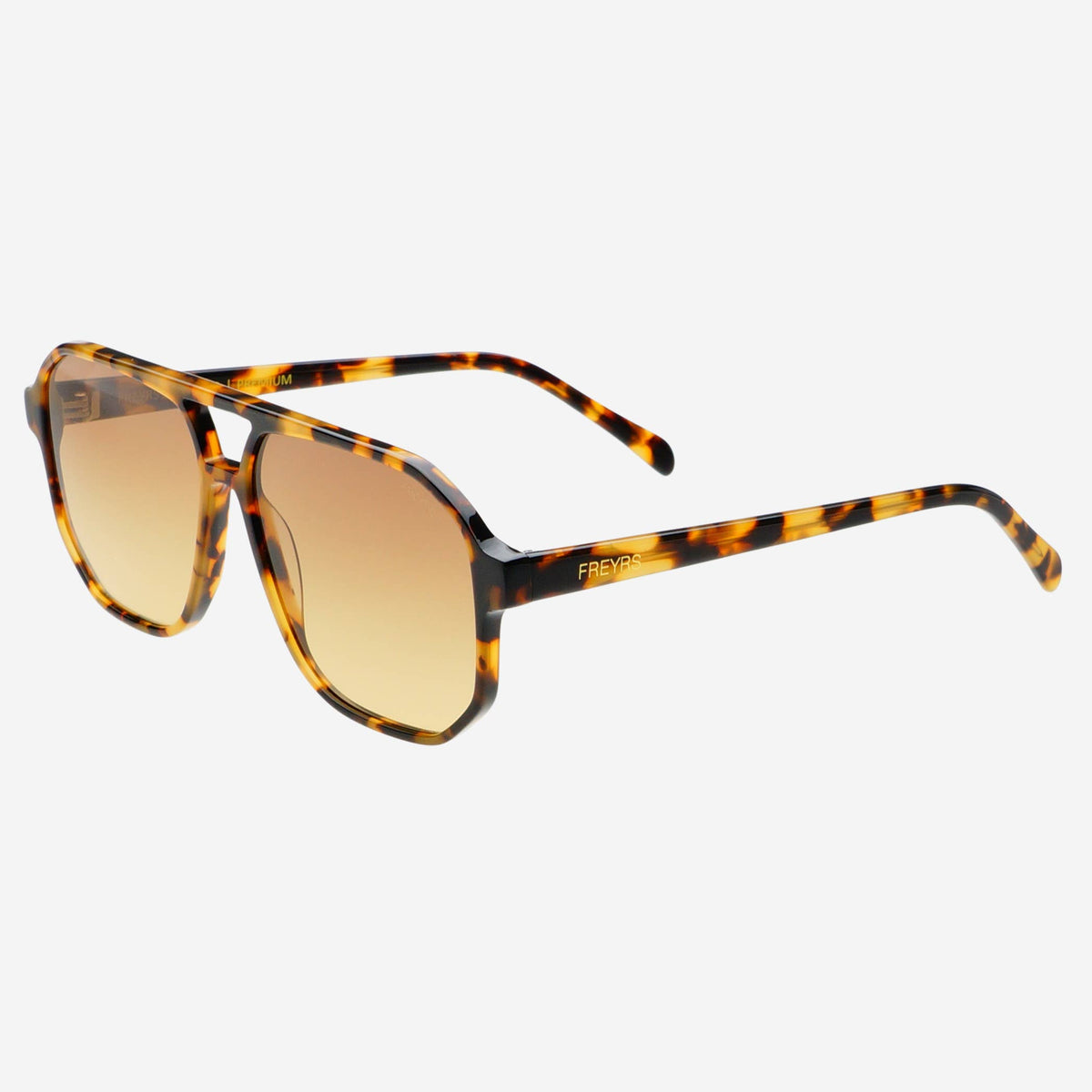 Billie ( NEW ) Unisex Aviator Sunglasses : Tortoise / Brown