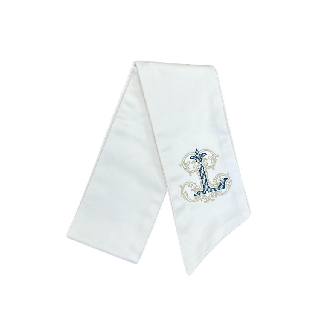 Ivory Wreath Sash: Standard
