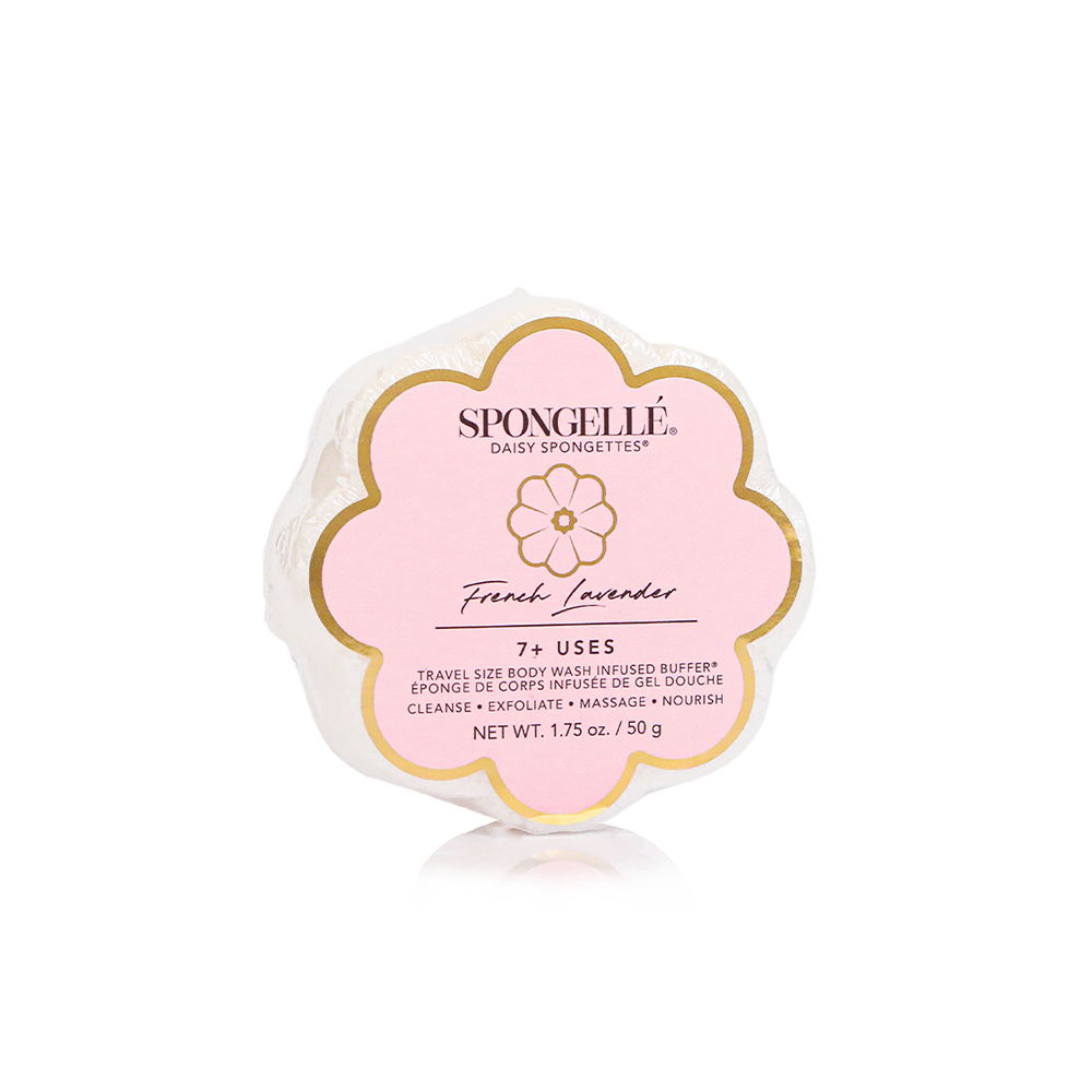 Spongelle French Lavender Daisy Spongette