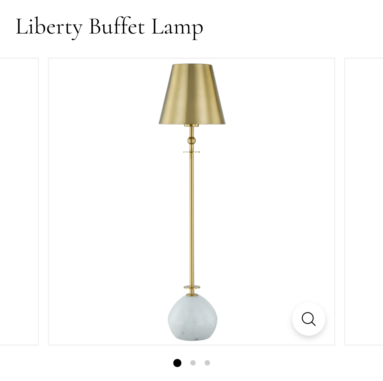 Liberty Buffet Lamp
