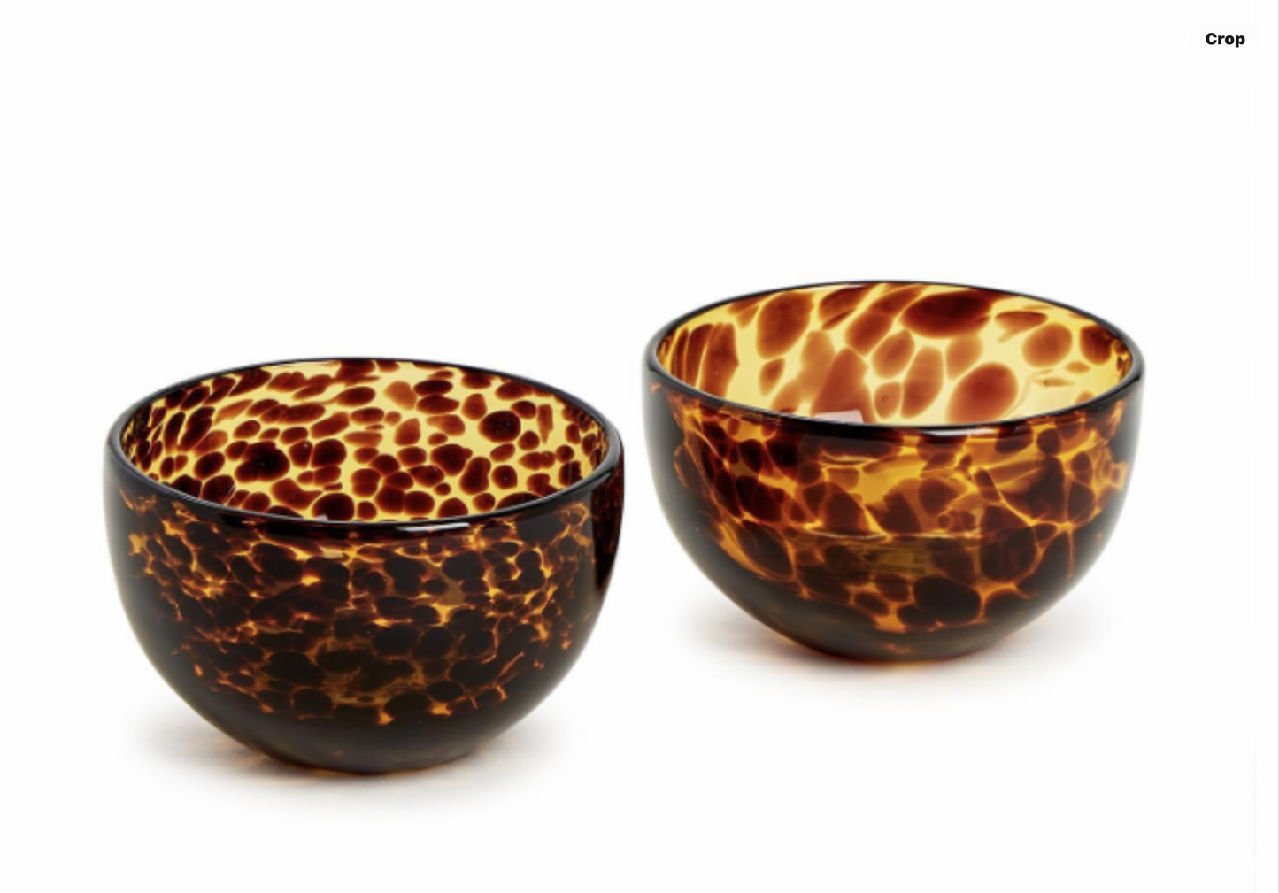 Tortoise shell print Tidbit Bowl