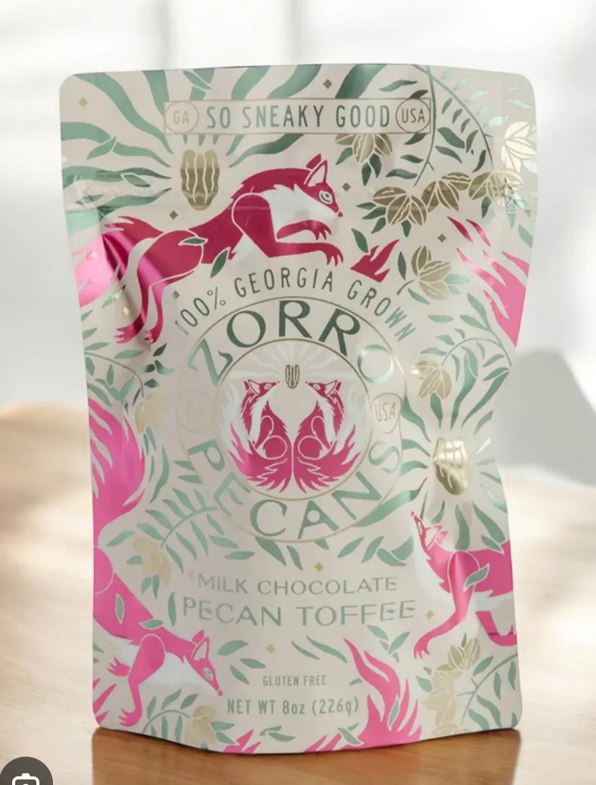 Zorro Pecans Milk Chocolate Pecan Toffee