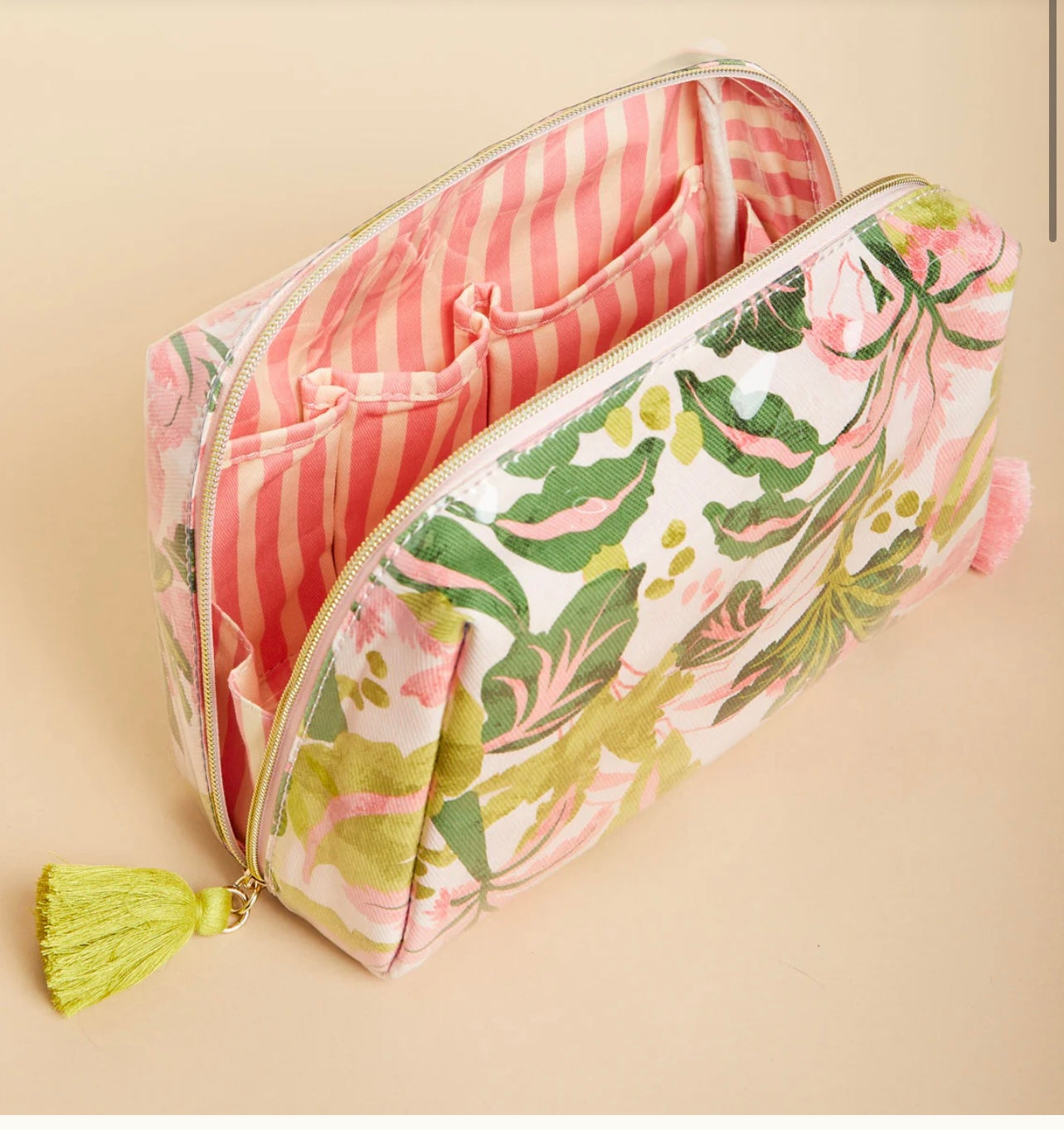 Spartina Large Cosmetic Pouch Palm Paradise