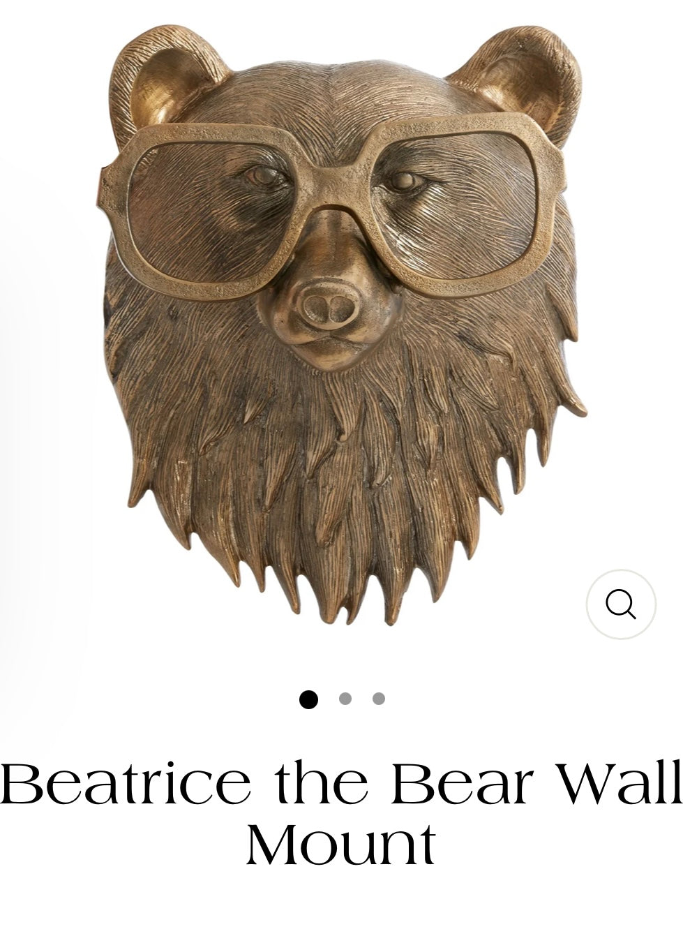 E+E Wall Mount Beatrice the Bear
