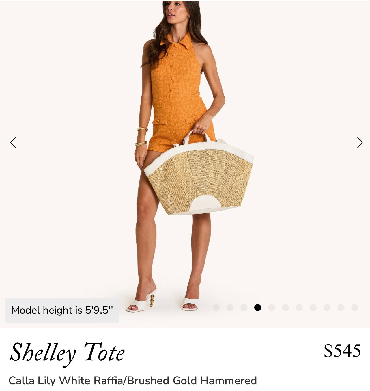 Hammitt Shelley Resort Tote-Calla Lily Raffia