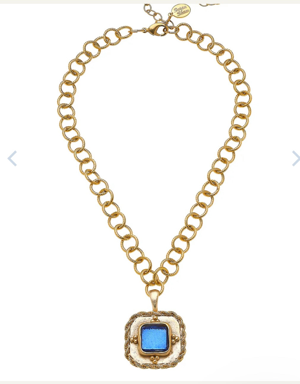 Susan Shaw Madeline Necklace Oceania Blue