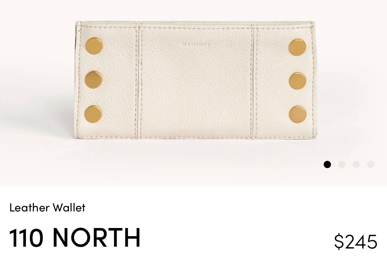 Hammitt 110 North Wallet Calla Lily White