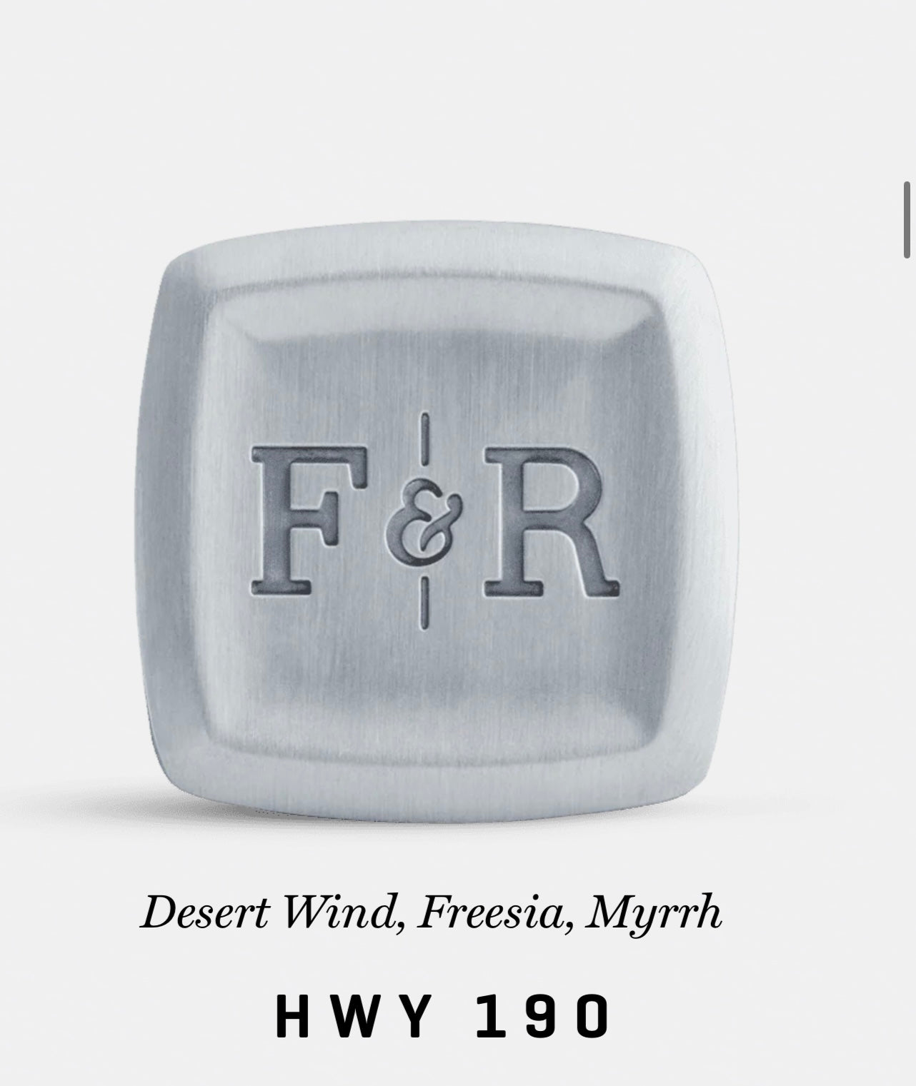 Fulton & Roark-Hwy 190 Solid Fragrance