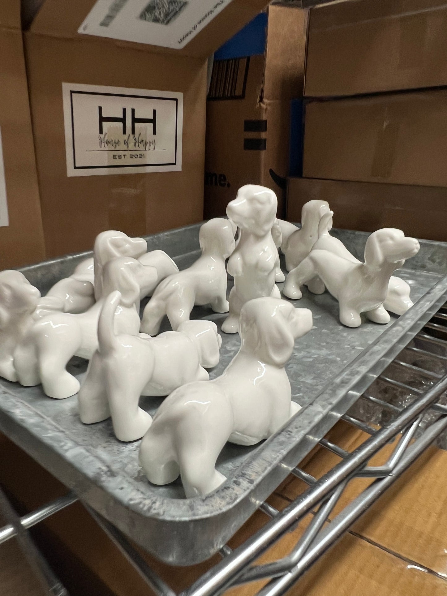 Stoneware Dachshund Dog