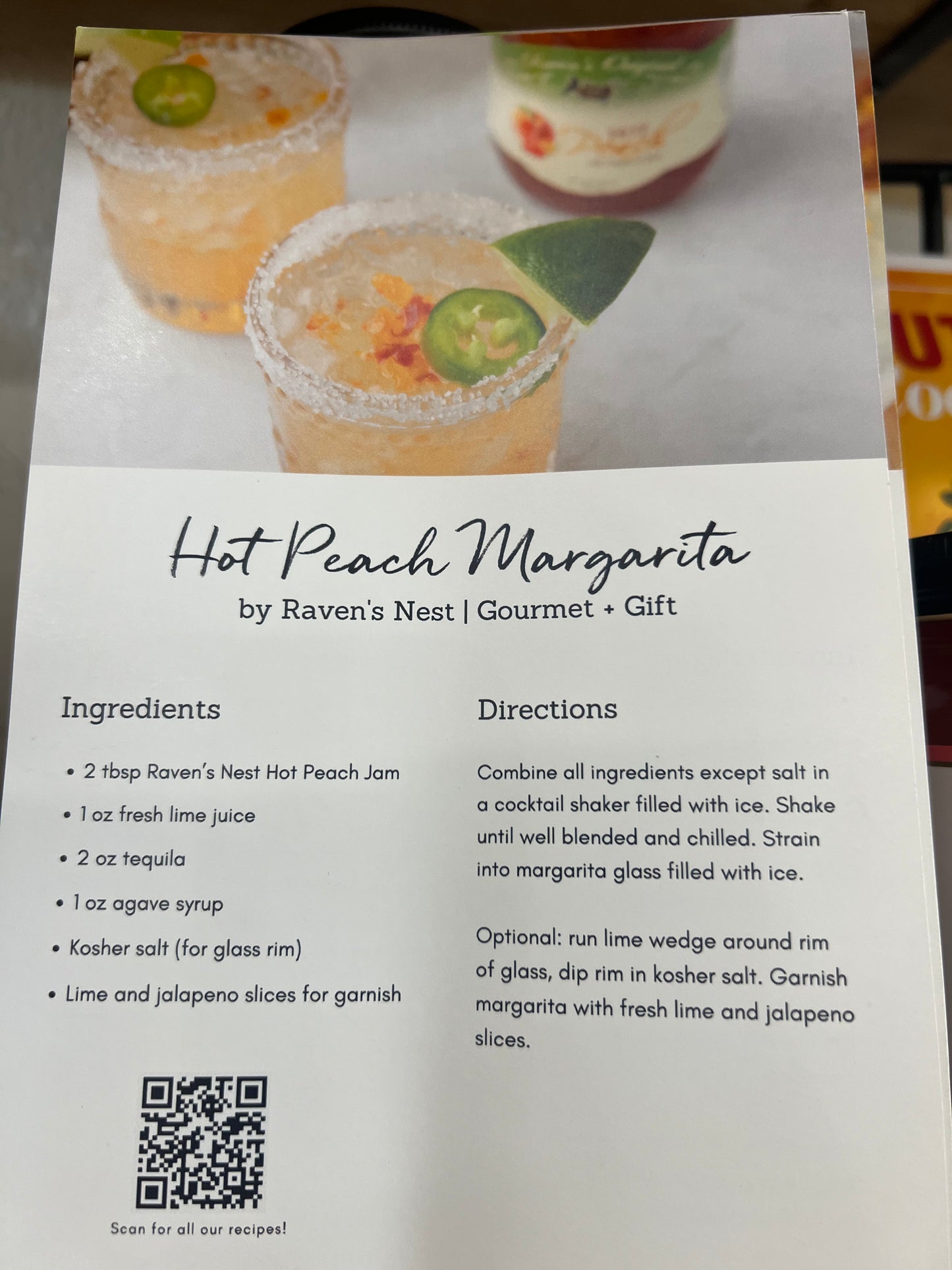 Raven’s Nest Hot Peach Jam