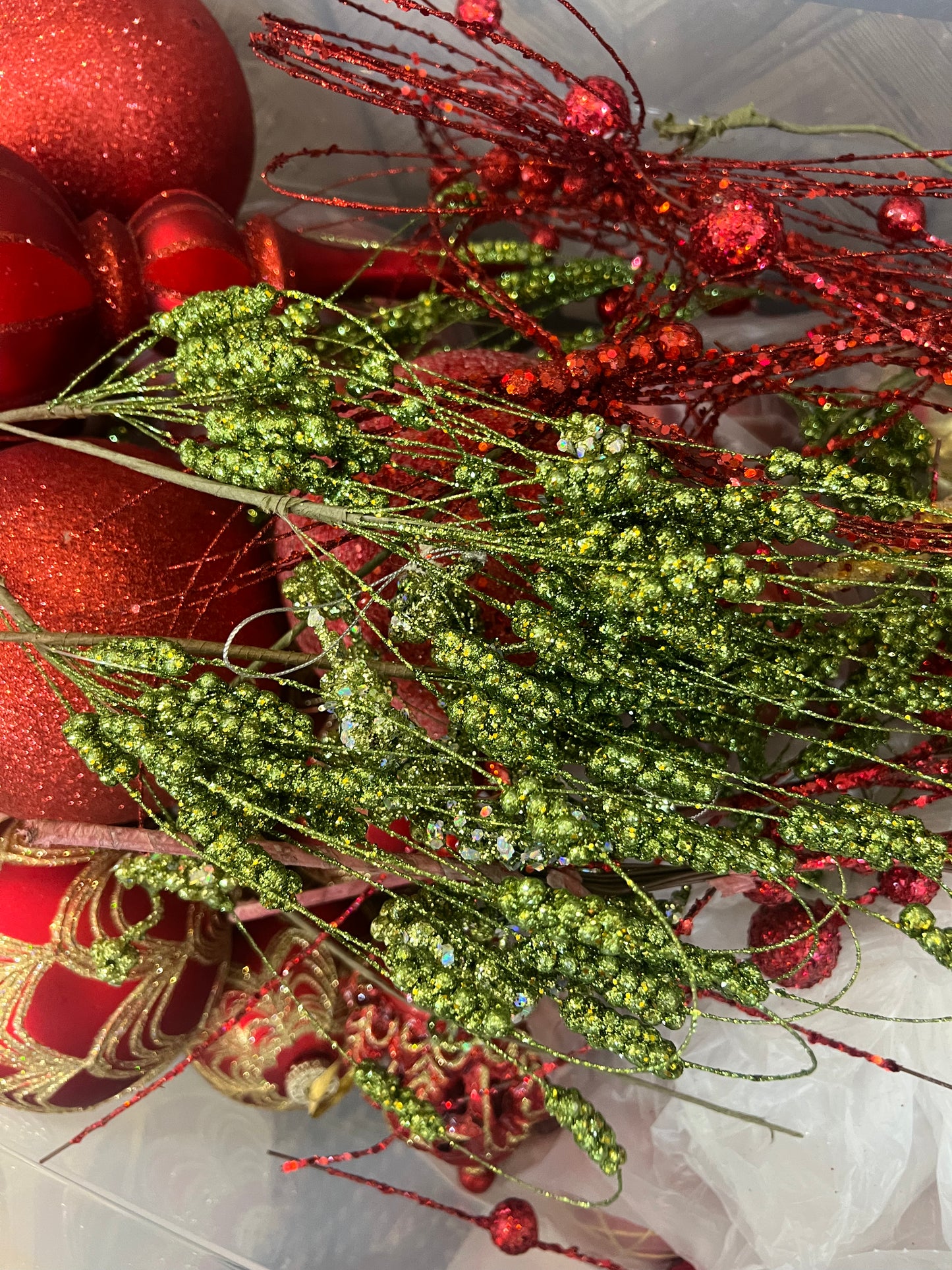 Green egg beater spray