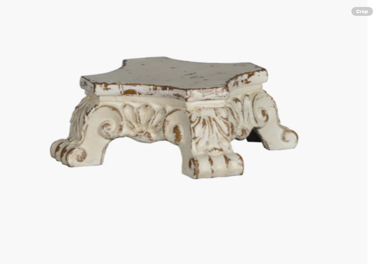 Iris-Lamp Pedestal White