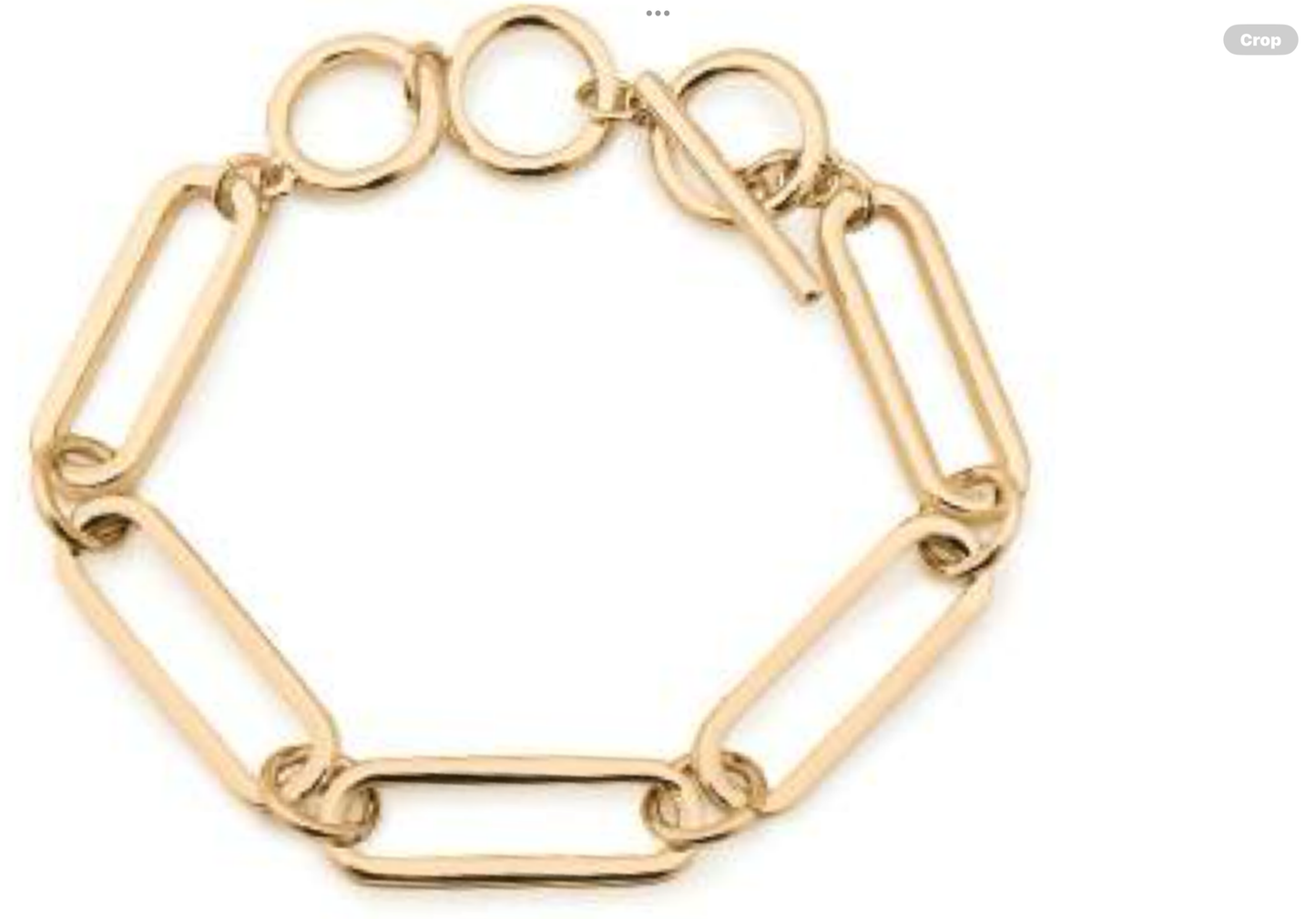 Leslie Curtis Patsy Oval Link Bracelet
