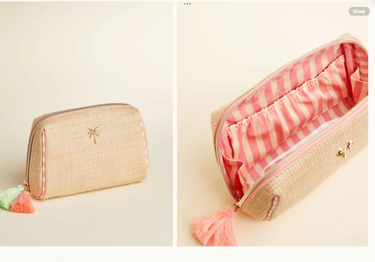 Spartina 449 Boho Cosmetic Pouch Palm Tree