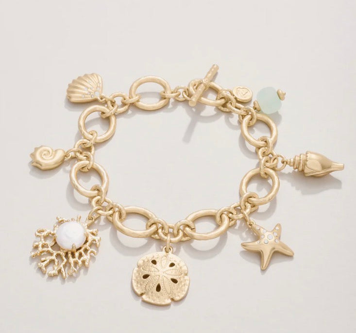 Spartina Coastal Dreams Charms Toggle Bracelet