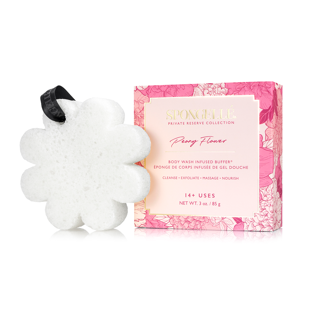Spongelle Peony Flower Boxed Flower