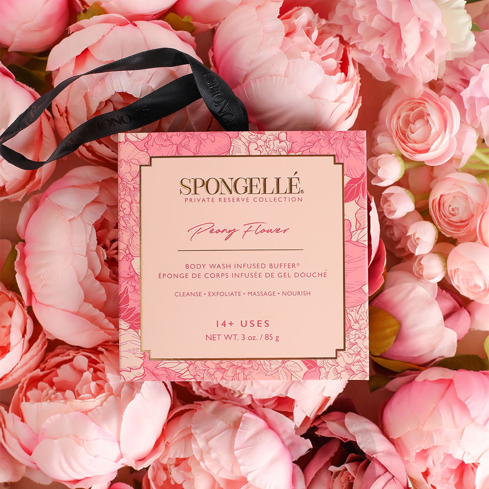 Spongelle Peony Flower Boxed Flower