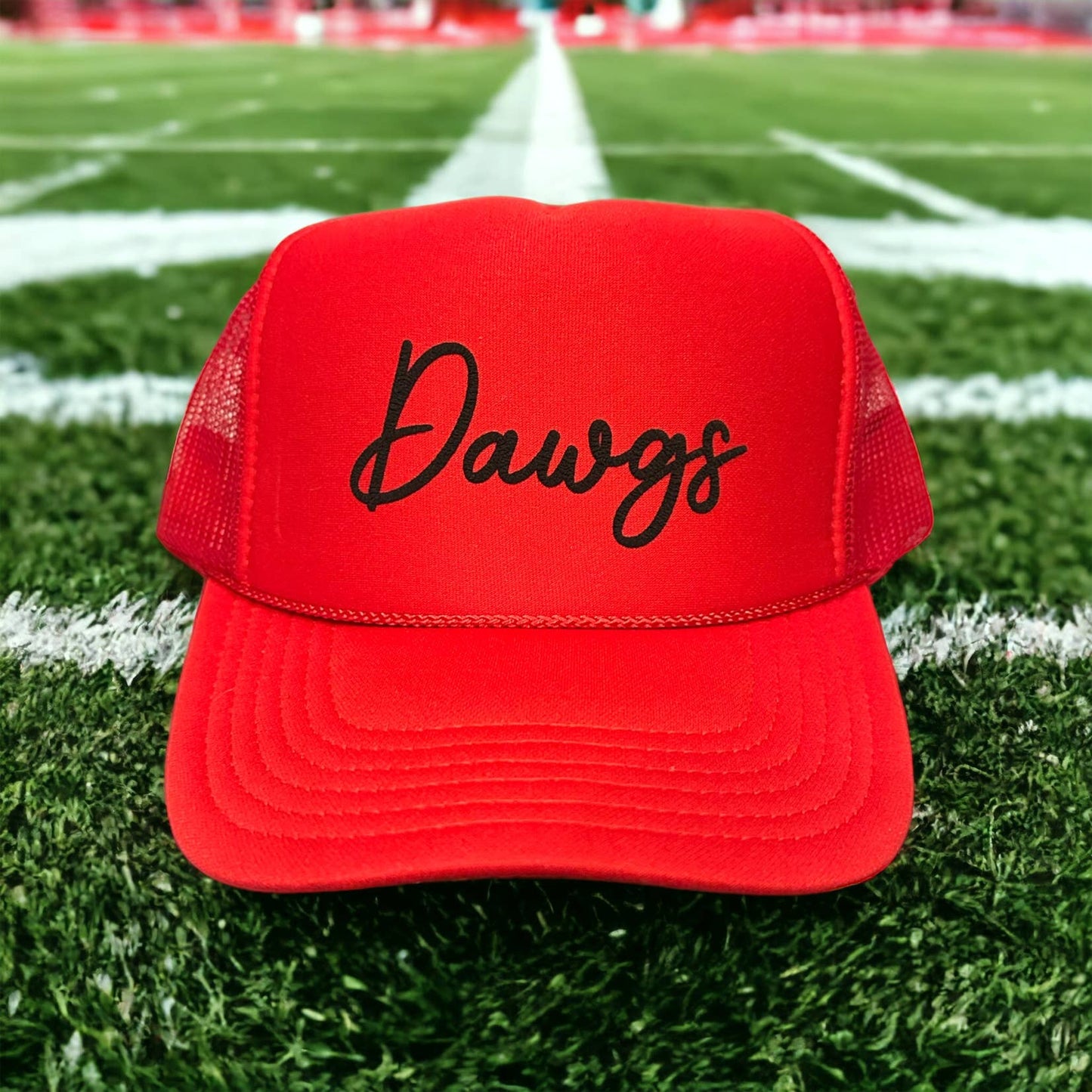 Dawgs - Red Trucker Hat