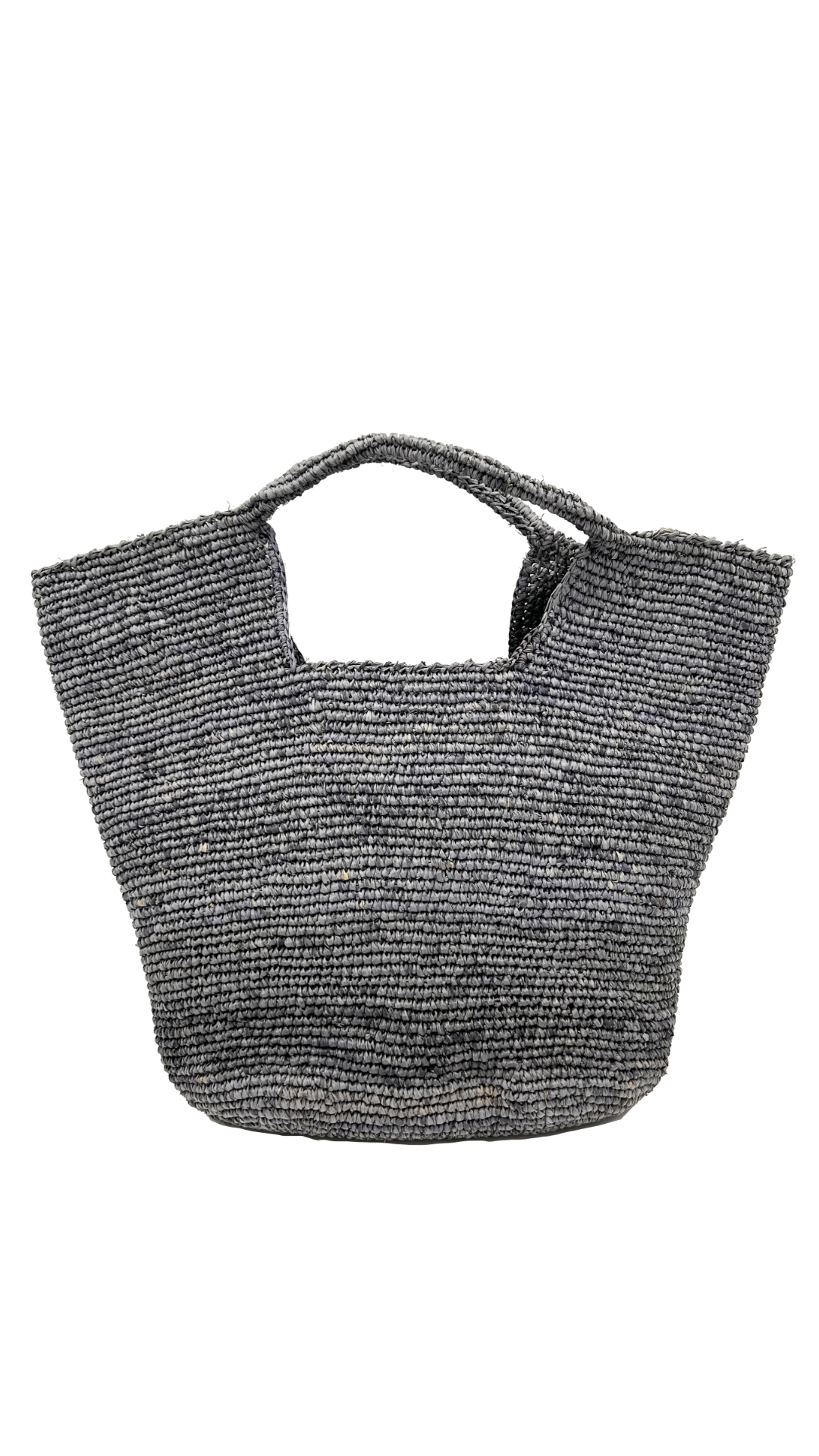 ConCon Crochet Straw Basket: Tobacco