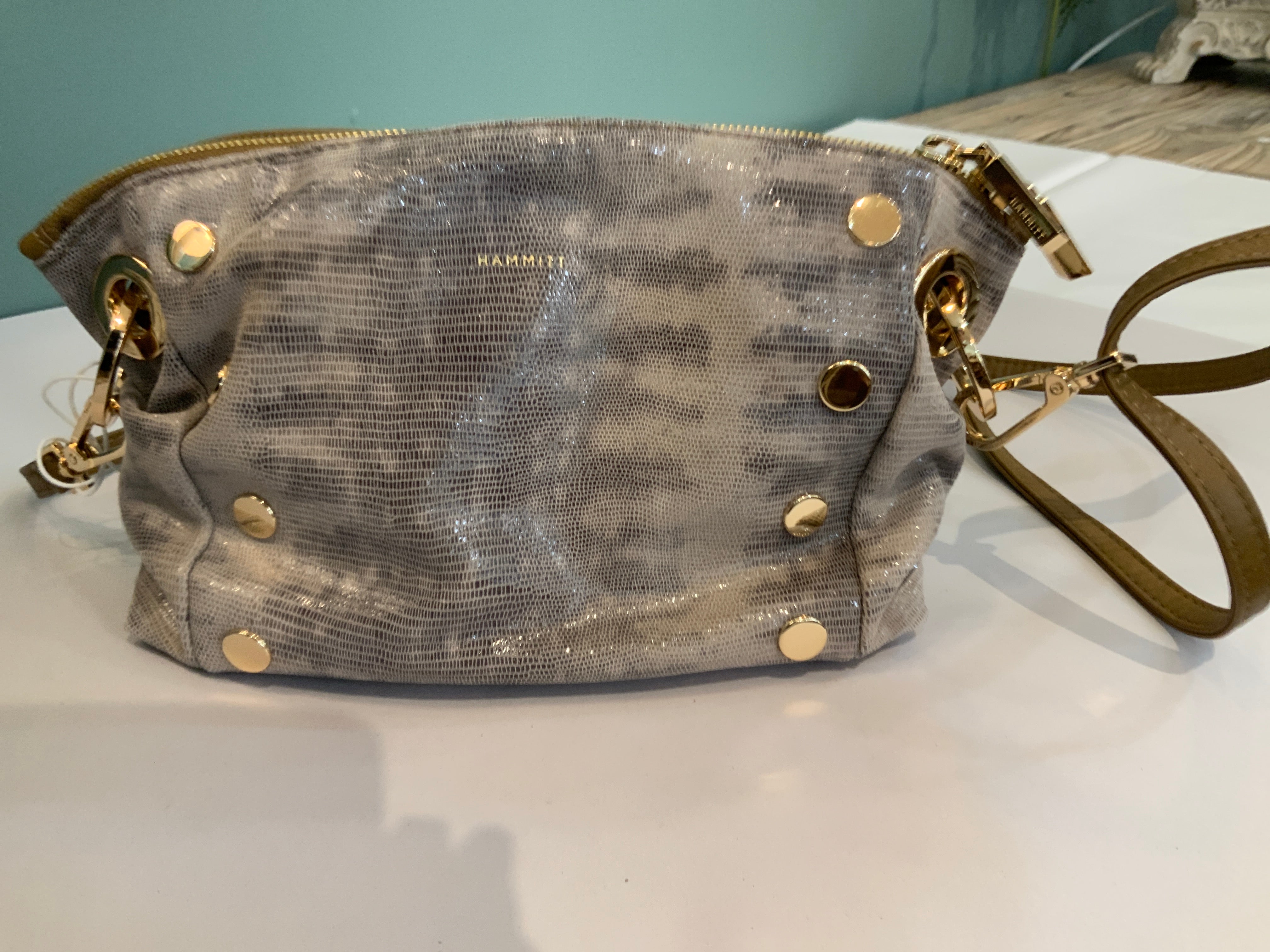 ✨未使用級✨コールハーン トライボロスリング ボディーバック Pom Pom London Original - Leather Crossbody Bag In Dusky Orchid