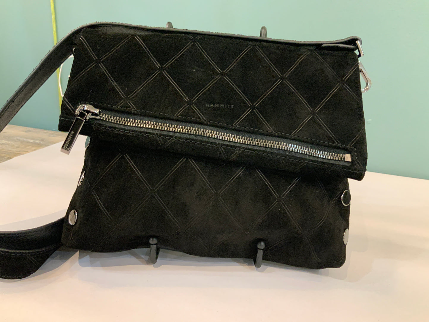 Hammitt VIP Med- Noir Diamond Suede