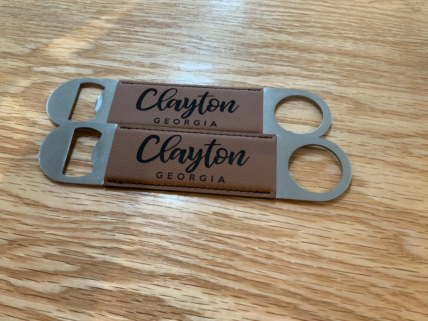Clayton Bottle Opener - Leatherette