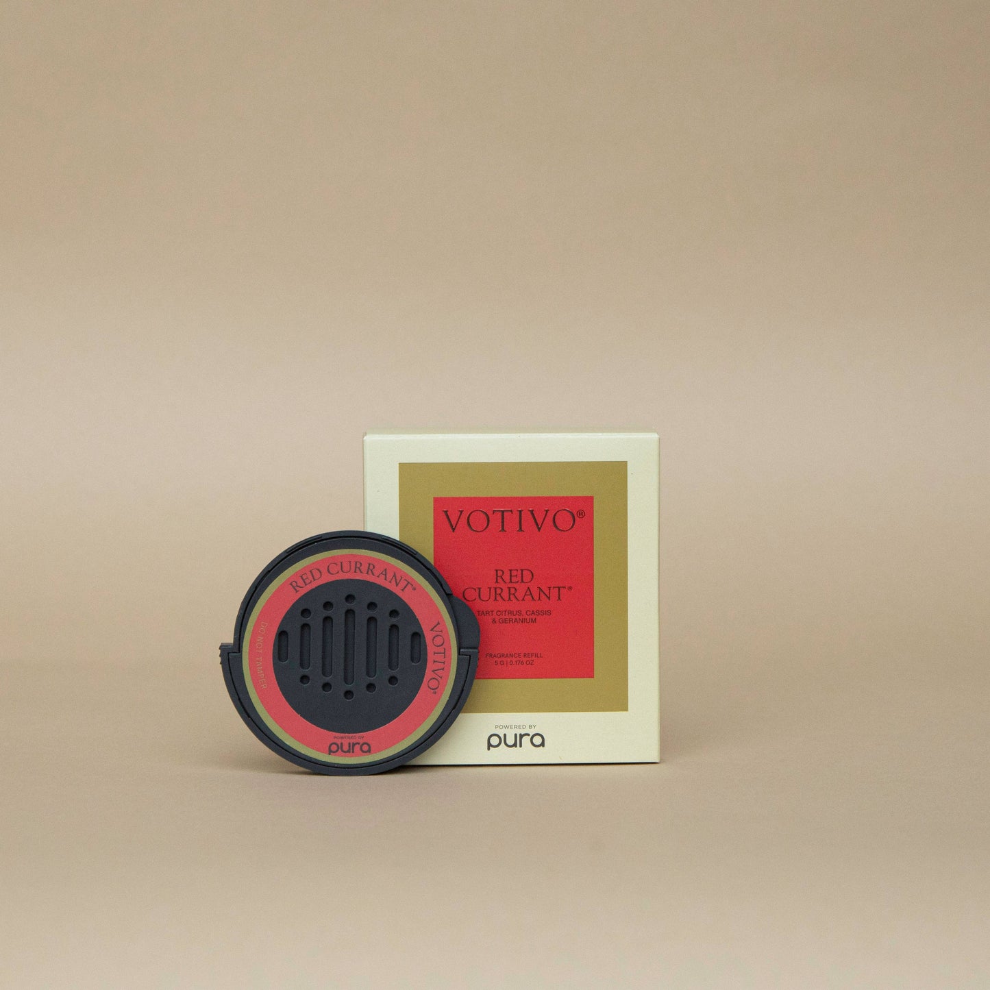Votivo + Pura Car Cartridge Red Currant
