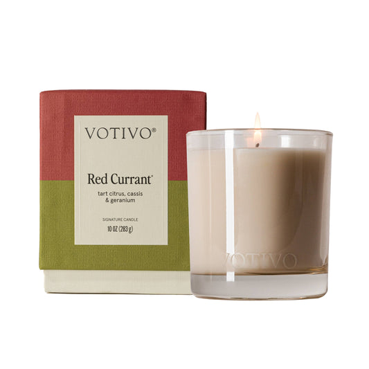 Votivo Red Currant 10 oz. Signature Candle (Best Seller)