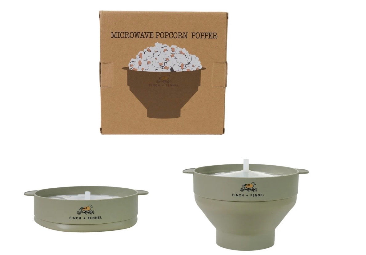 Silicone Microwave Popcorn Popper in Printed Box