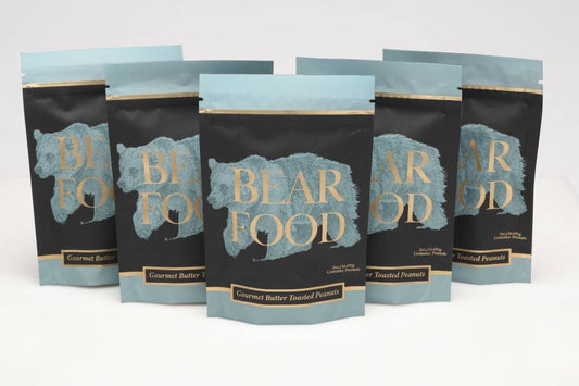 Bear Food Butter Toasted Gourmet Peanuts Pouches: Large