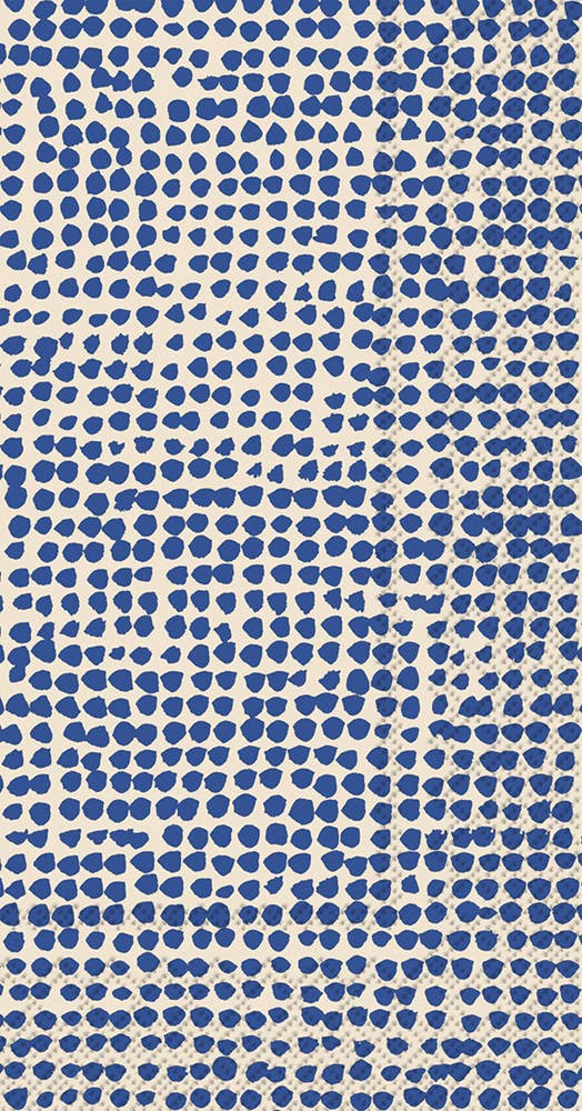 Paper Guest Towels 16 Ct Orkanen Linen Blue Marimekko