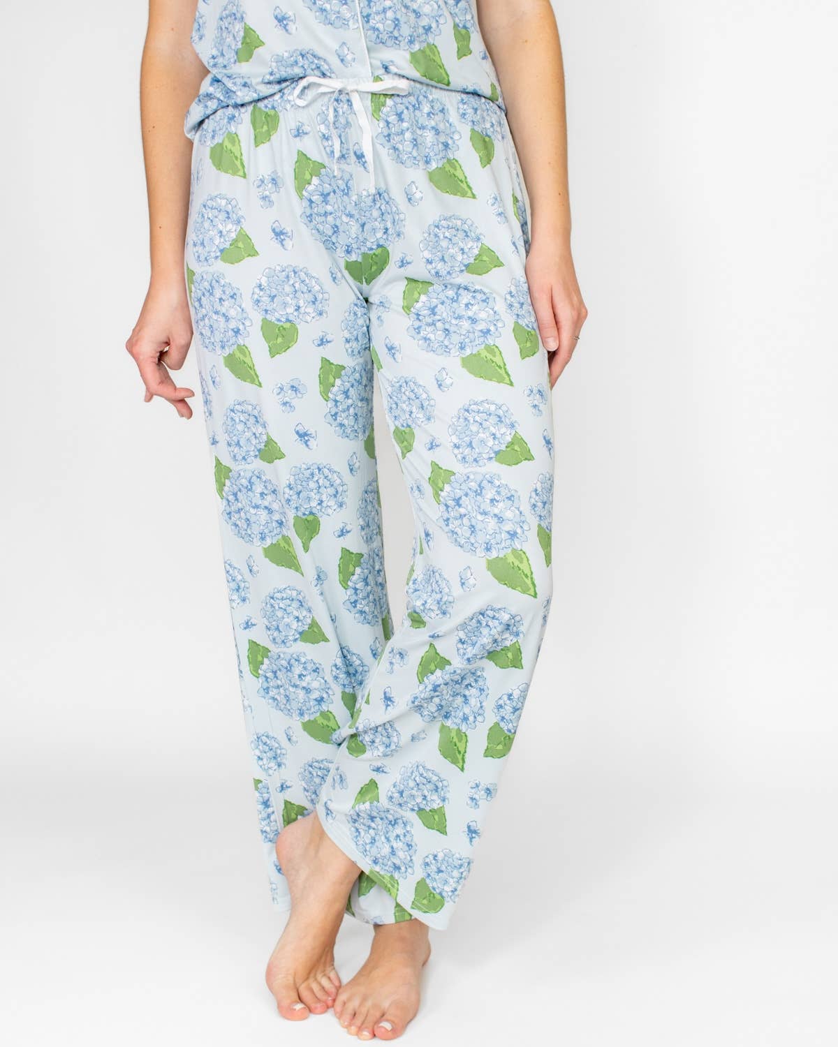 Hydrangea Sleep Pants   Illusion/Blue/Green   -Asst.: Large