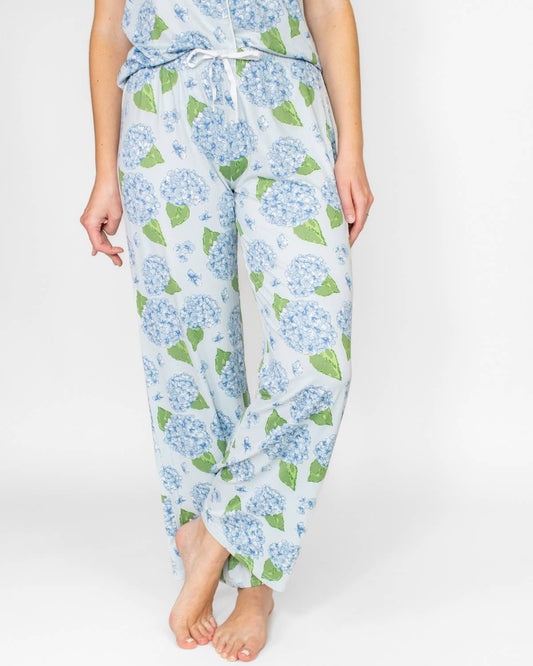 Hydrangea Sleep Pants   Illusion/Blue/Green   -Asst.: Medium