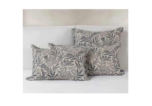 Mulberry Denim Blue Pillow 14x26