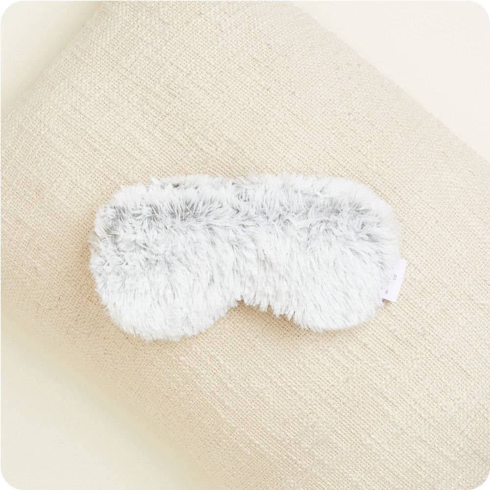 Warmies - Lavender Scented Plush - Gifts - Fall - Marshmallow Gray Warmies Eye Mask