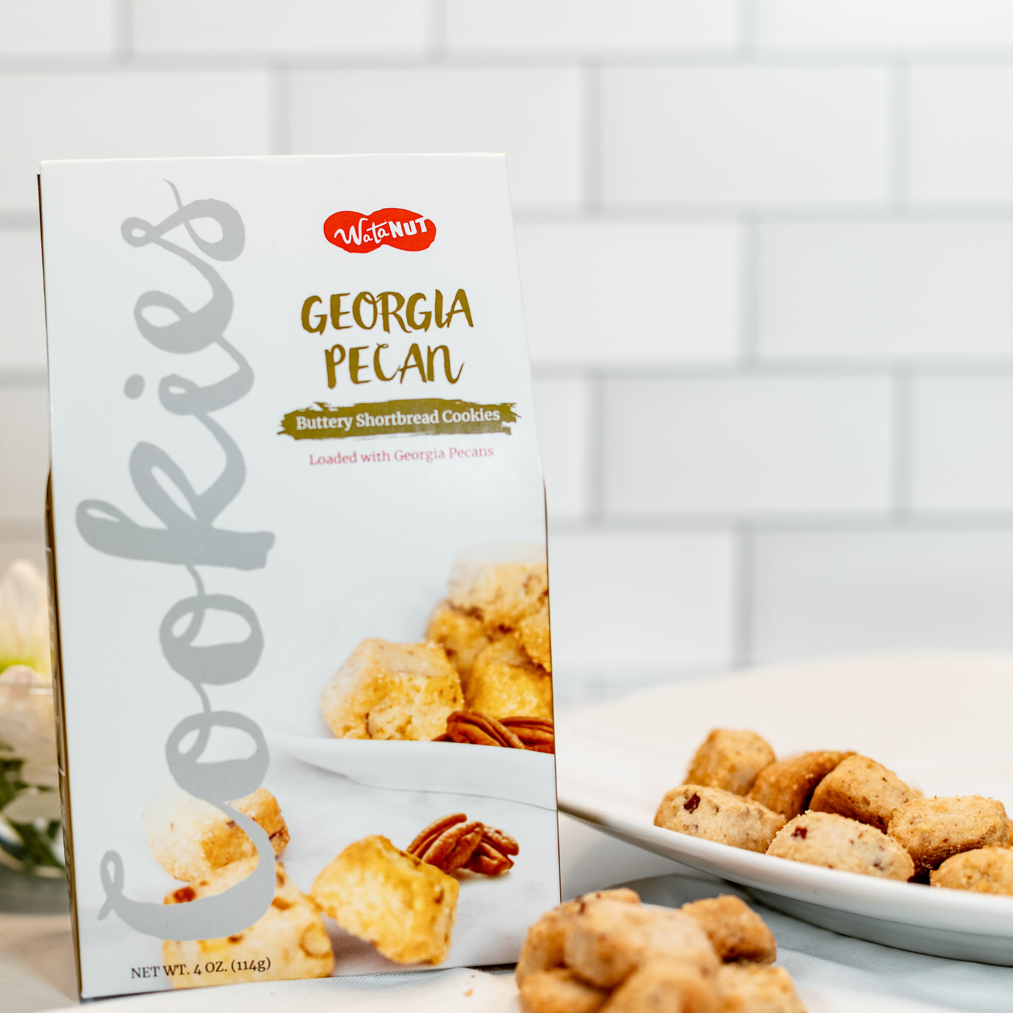 Watanut Georgia Pecan Shortbread Box