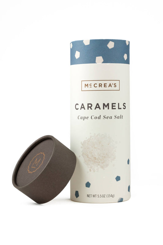 McCrea’s Caramels Tall Tube - Cape Cod Sea Salt