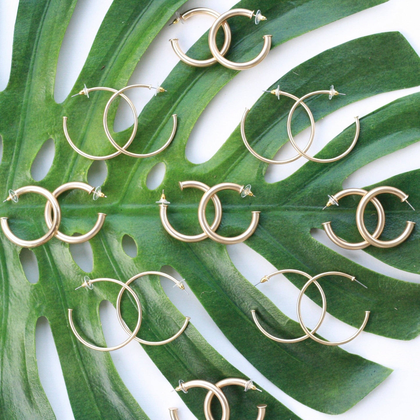 Skinny Everyday Gold Hoops | Classic Hoop Earrings