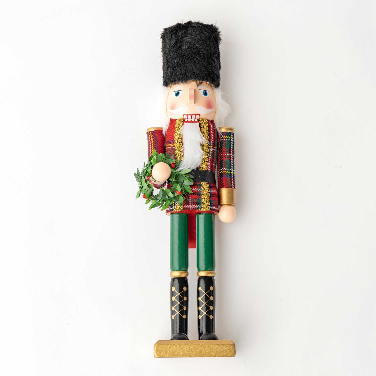 Plaid 15" Nutcracker