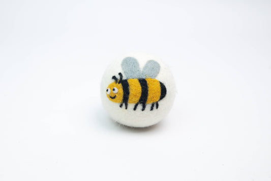 Bees: Eco Wool Dryer Balls Fair Trade: Bee