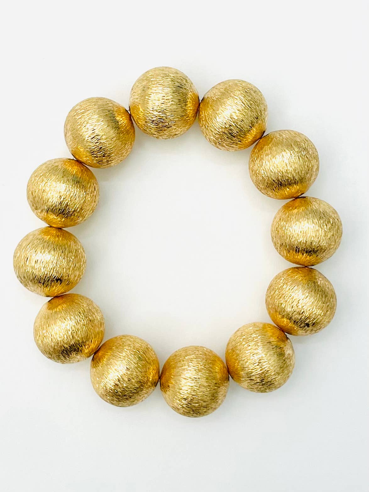 Big Ball Bracelet - Brushed Gold